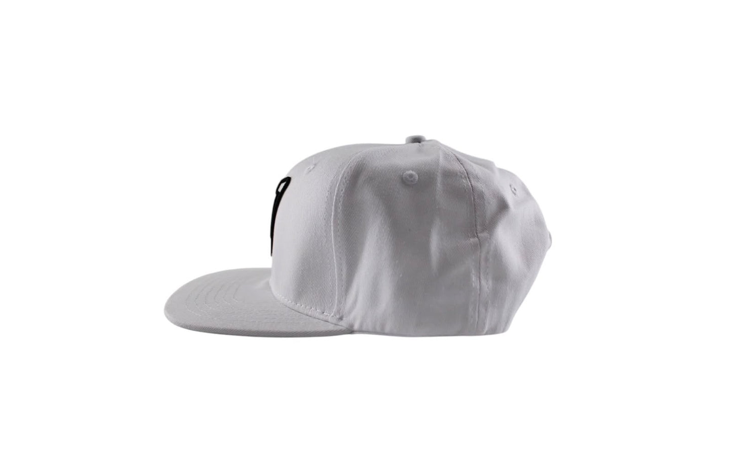 V Logo White/Black Snapback Hat