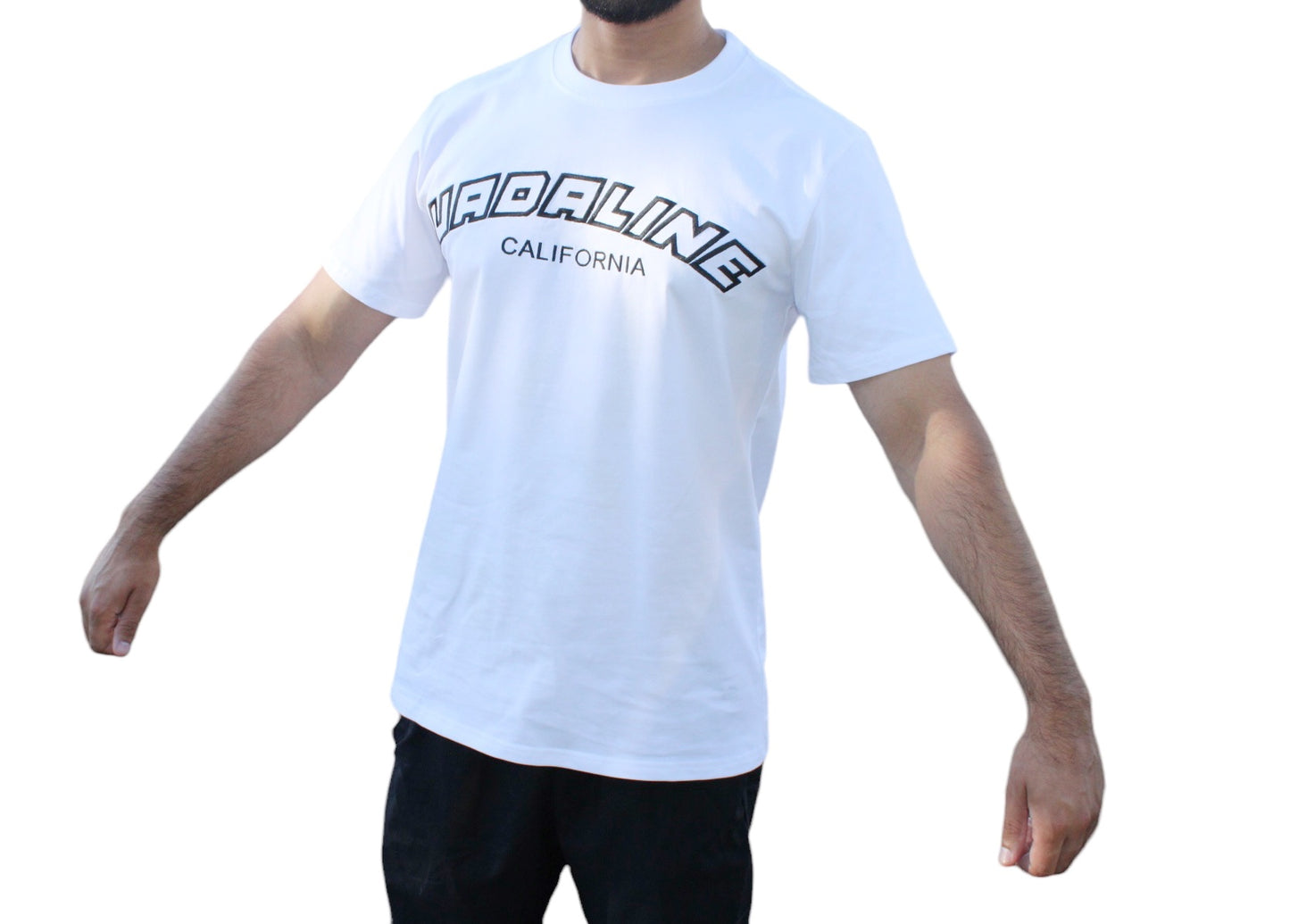 Vadaline embroidery white T-shirt