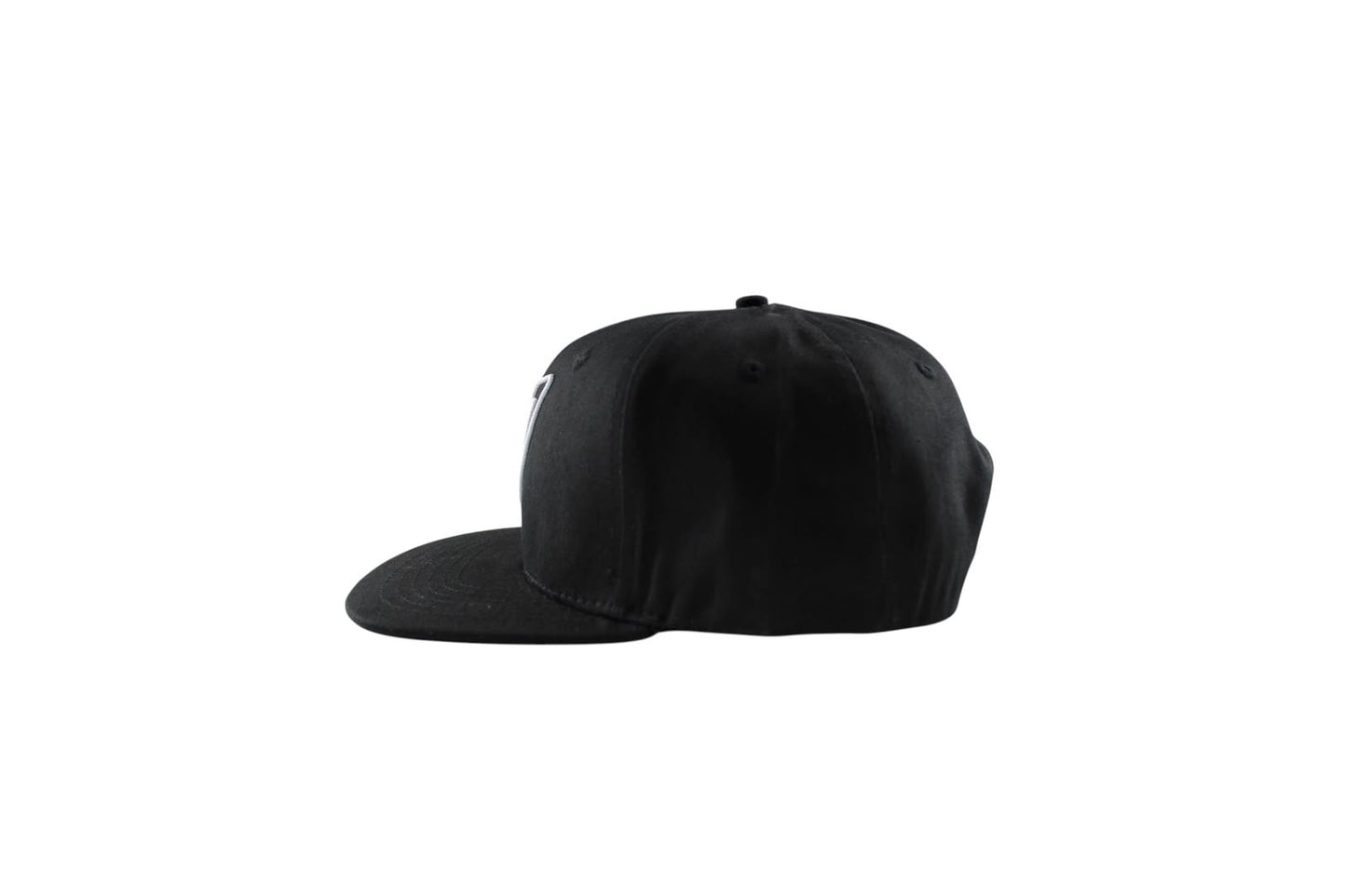 V Logo Black Snapback Hat