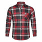 Relaxed Fit Red Flannel Shirt