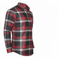 Relaxed Fit Red Flannel Shirt