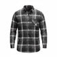 Relaxed Fit Black flannel shirt