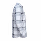 Relaxed Fit White Flannel Shirt