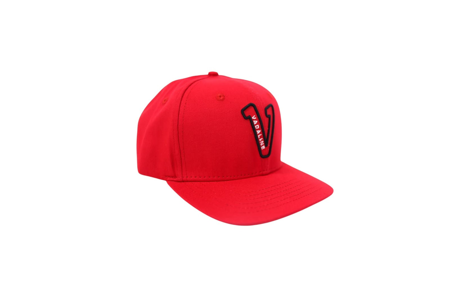 V Logo Red/Black Snapback hat