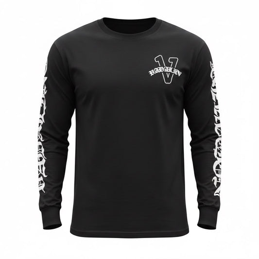 Old English black vadaline long sleeve shirt