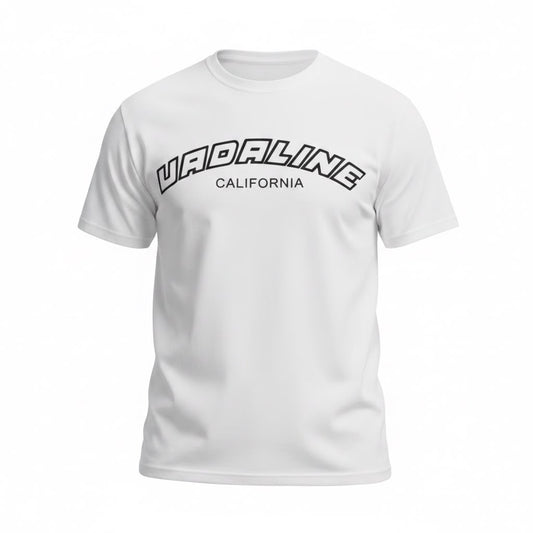 Vadaline embroidery white T-shirt