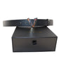 Silver  Buckle Black Belt