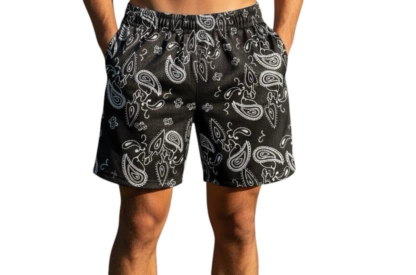 VADALINE BLACK PASILEY SHORTS