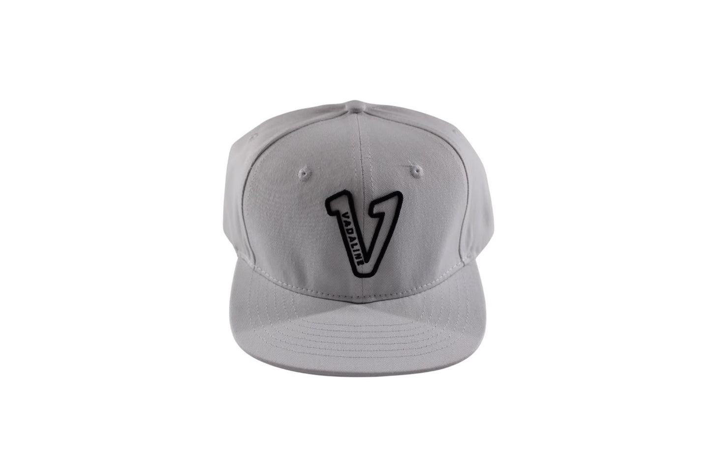 V Logo White/Black Snapback Hat