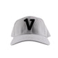 V Logo White Dad Hat