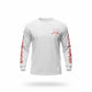 Old English white/red vadaline long sleeve T-shirt