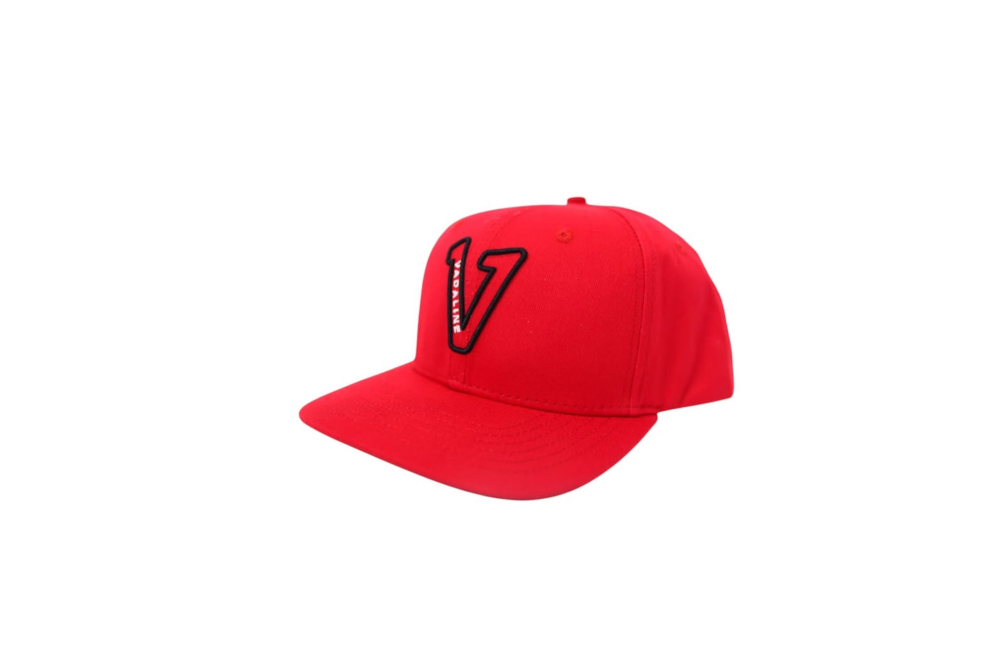 V Logo Red/Black Snapback hat