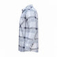 Relaxed Fit White Flannel Shirt