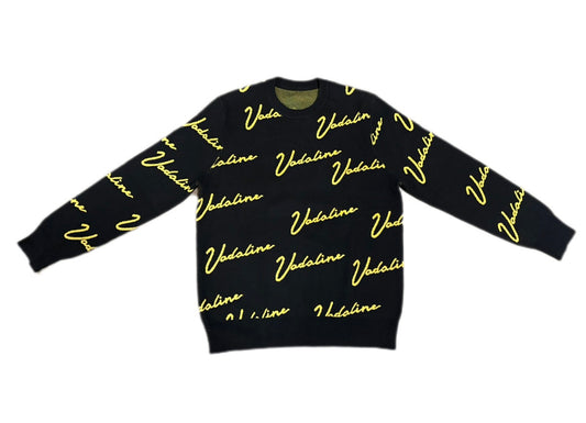 Vadaline signature sweater black/gold