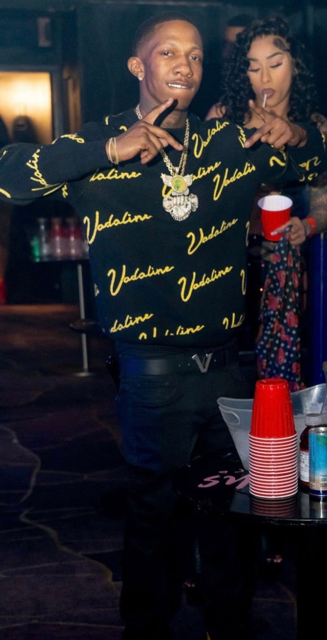 VADALINE signature black/gold sweater
