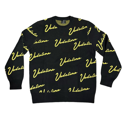 VADALINE signature black/gold sweater