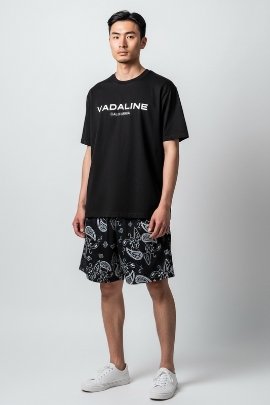 VADALINE Signature Black T-Shirt