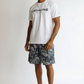 VADALINE GRAY PAISLEY SHORTS