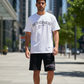 Vadaline embroidery white T-shirt