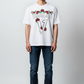 Vadaline White Floral Tshirt