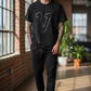 V Logo Black/Black T-shirt