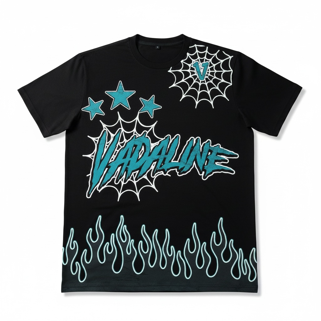 VADALINE BLACK TSHIRT