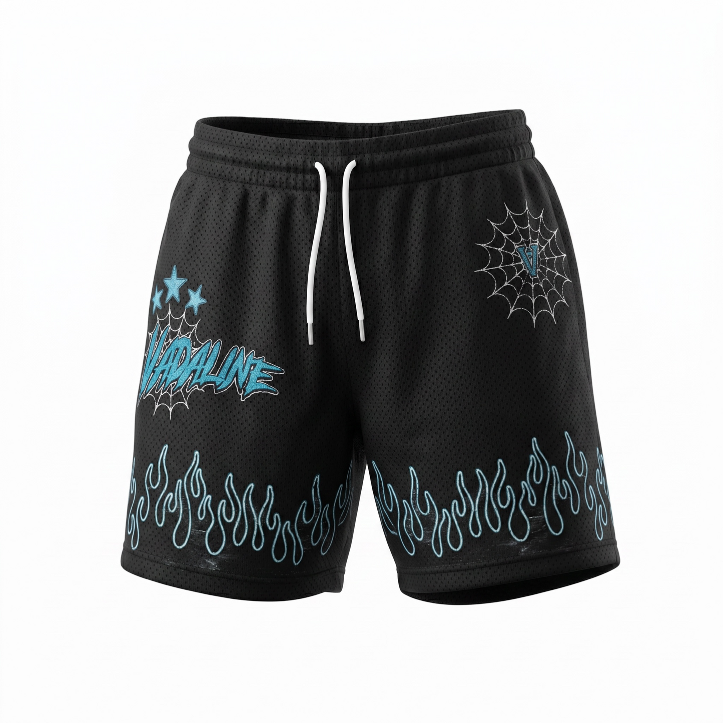 VADALINE BLACK MESH SHORTS