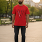 V Logo Red/Black T-shirt