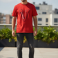 V Logo Red/Black T-shirt