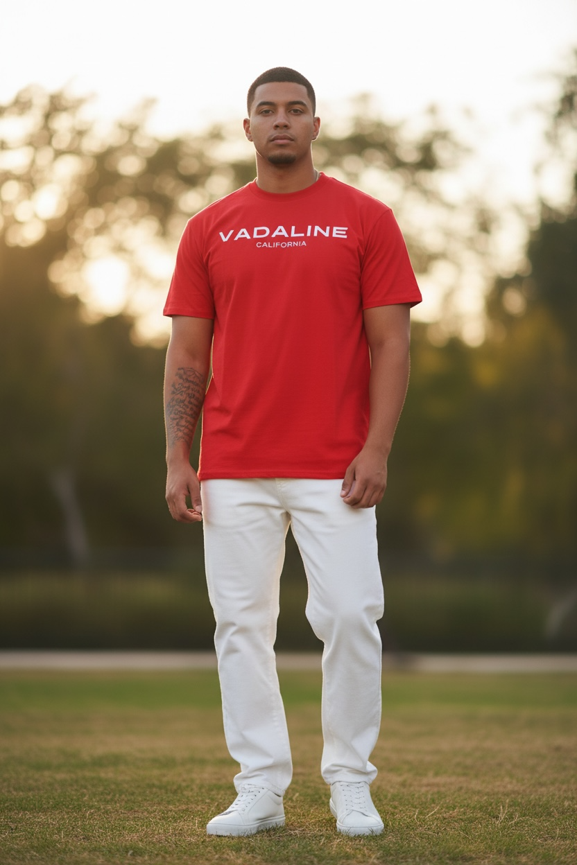 VADALINE Signature Red T-Shirt
