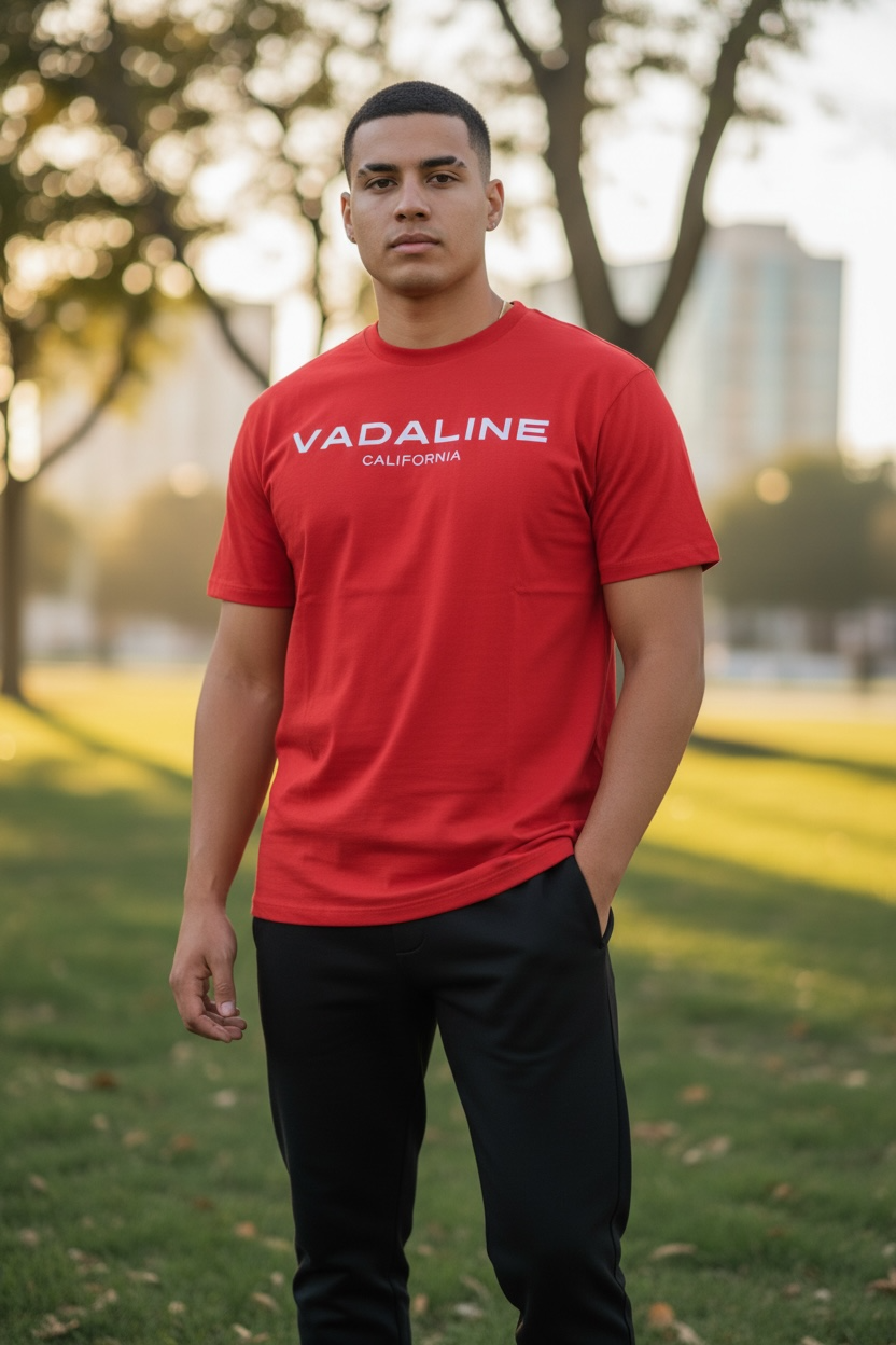 VADALINE Signature Red T-Shirt