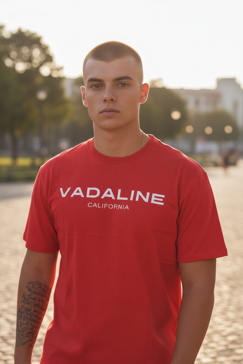 VADALINE Signature Red T-Shirt