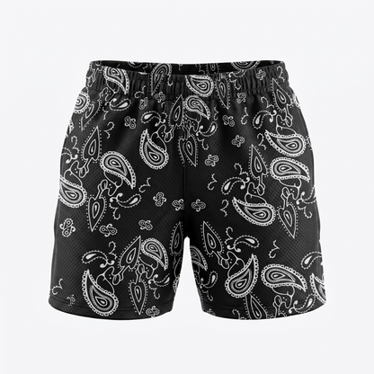 VADALINE BLACK PASILEY SHORTS