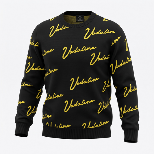 VADALINE signature black/gold sweater