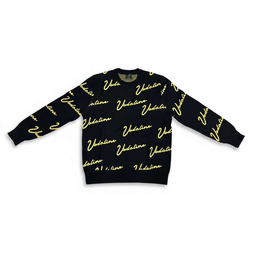 VADALINE signature black/gold sweater