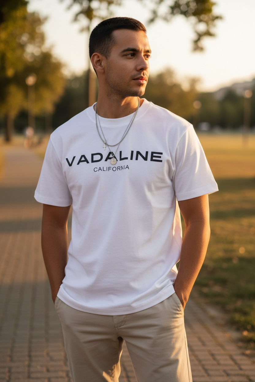 VADALINE Signature White T-Shirt