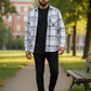 Relaxed Fit White Flannel Shirt