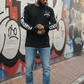 Old English black vadaline long sleeve shirt