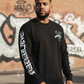 Old English black vadaline long sleeve shirt
