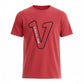 V Logo Red/Black T-shirt