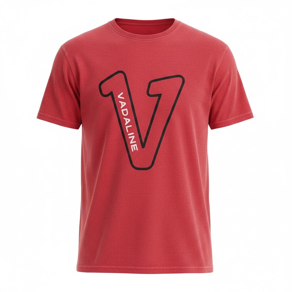 V Logo Red/Black T-shirt