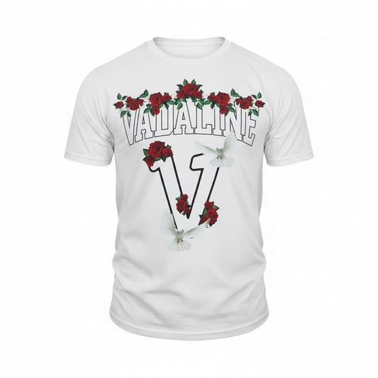 Vadaline White Floral Tshirt