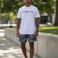 VADALINE GRAY PAISLEY SHORTS