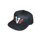 Vadaline Floral Black Snapback Hat
