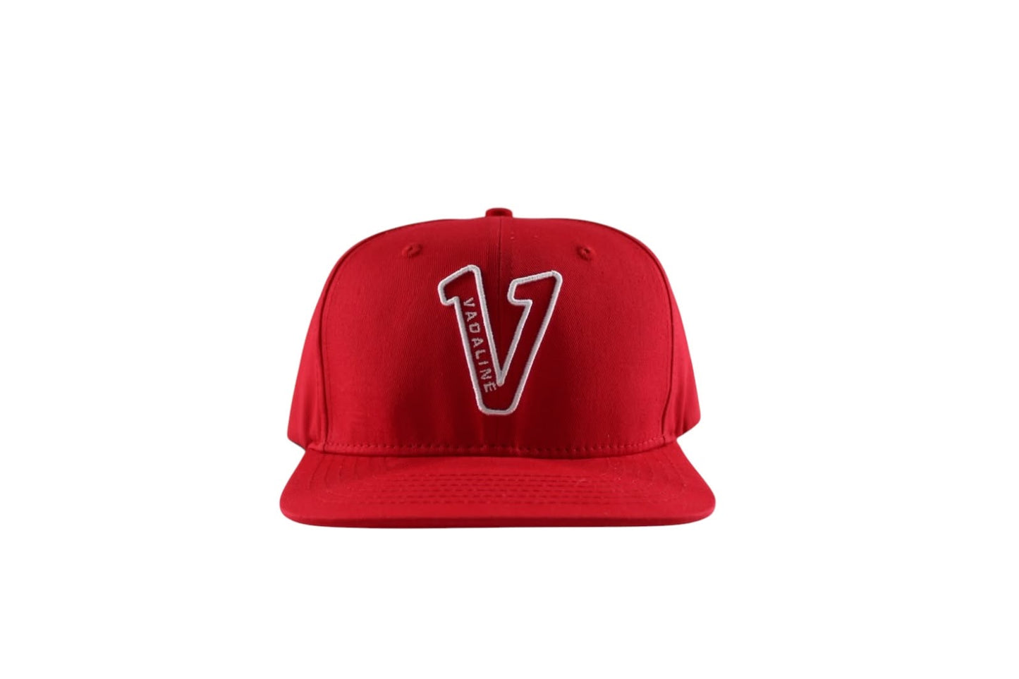 V Logo Red Snapback Hat