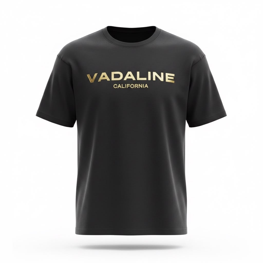 VADALINE Signature Black/Gold T-Shirt