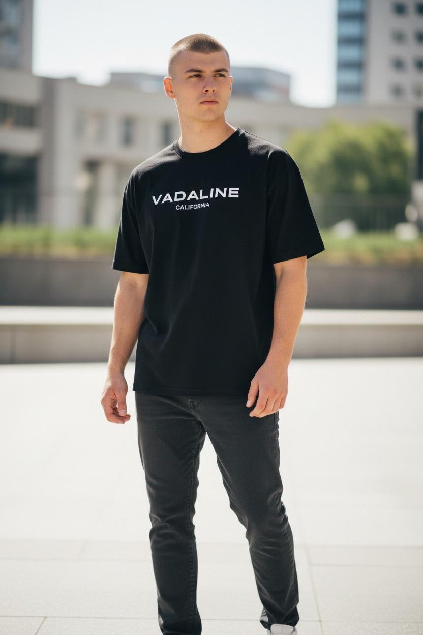 VADALINE Signature Black T-Shirt