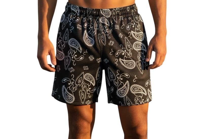VADALINE BLACK PASILEY SHORTS