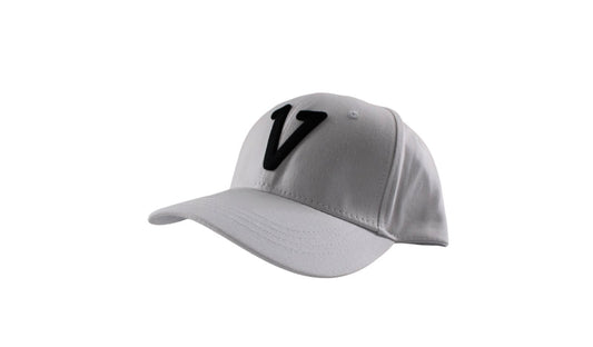V Logo White Dad Hat