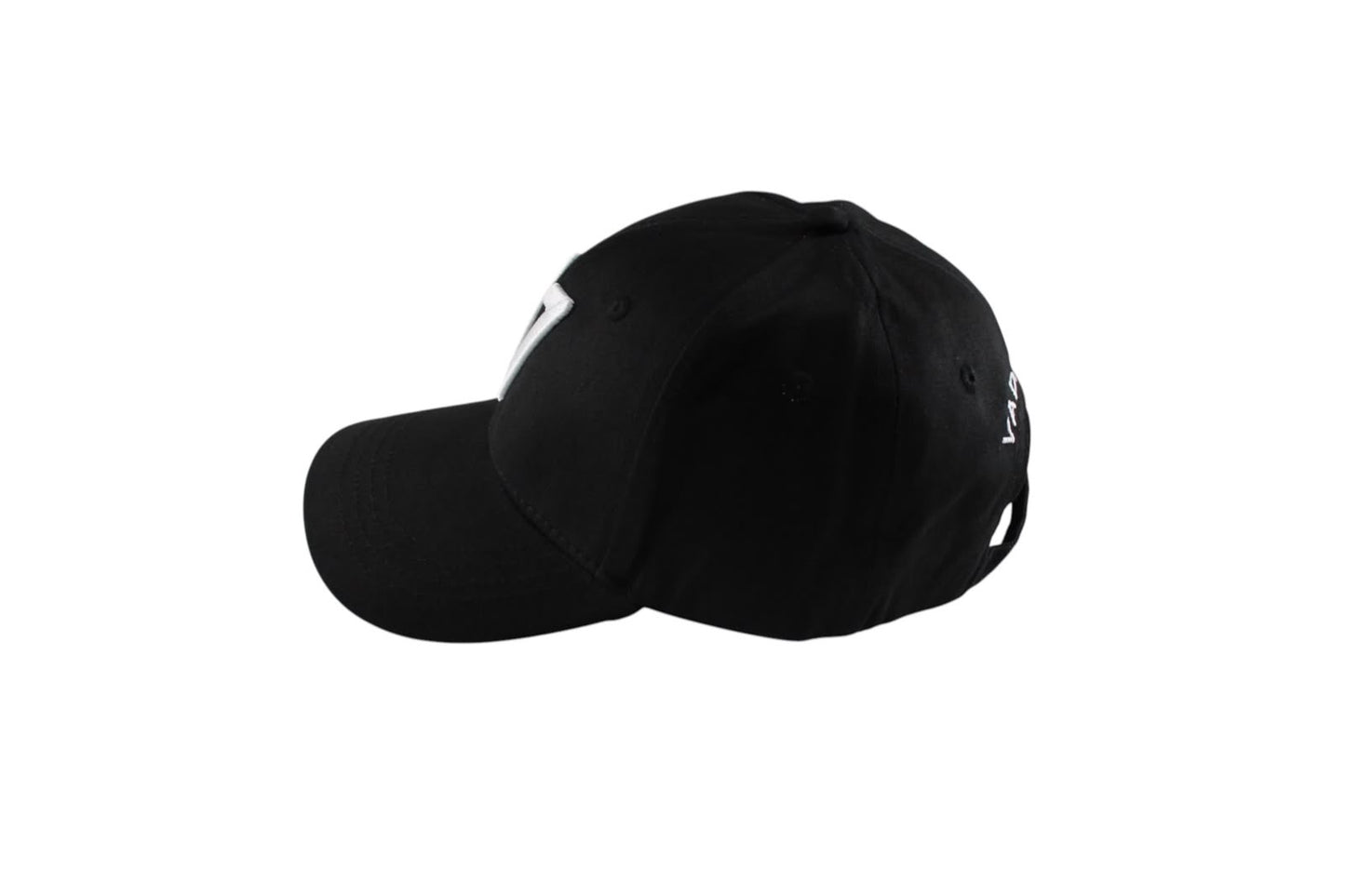 V Logo Black Dad Hat
